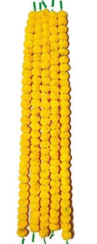 Product: Festival Decor Marigold Flower Mala Phool Mala Home Decor Pooja Festival Decorative Pack of 2