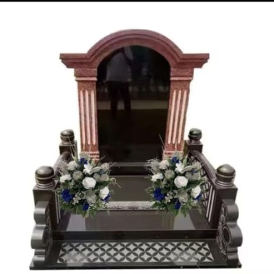 Product: Jucgghk Vivid and Realistic Floral Art Blue Silver White Cemetery Flowers, Artificial Graveside Flowers for Cemetery Headstones Decoration(2)