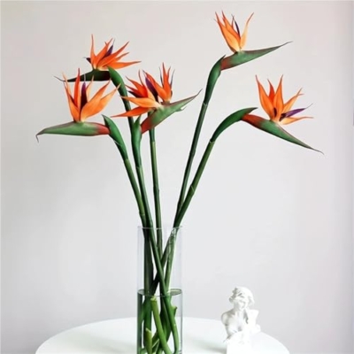 Product: WwWsyfdc 3pcs Simulated Bird of Paradise Flowers, Fake Bird of Paradise Strelitzia, Imitation Silk Plants for Home Office Wedding Table Decoration(3pcs-Green,Small)