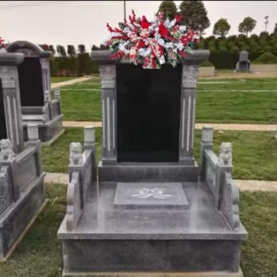 Product: Jucgghk Vivid and Realistic Floral Art Two Redbirds with Red and White Christmas Cemetery Saddle, Christmas Cemetery Flowers, Headstone Saddle Arrangement, Christmas Saddle for Headstone
