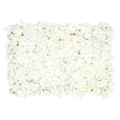 Product: 20 Pack Flower Wall Panels, White Floral Mat, 3D Fake Hydrangea Wall Decorative, Artificial Silk Flowers Panel for Wedding, Party, Shower Decor, Hanging Fake Silk Flower Backdrop Decoration