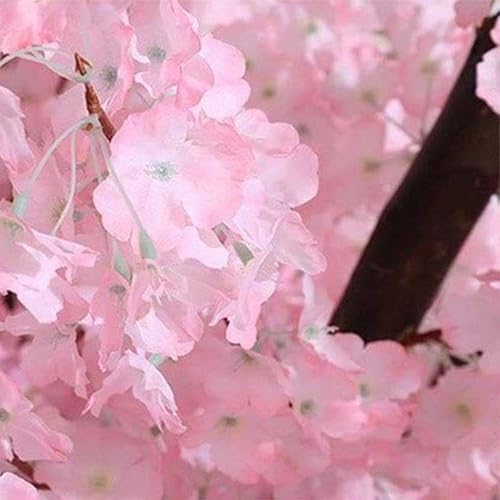 Product: Handmade Light Pink Cherry Tree, Large Artificial Cherry Tree, with Blossom Branches, for Indoor and Outdoor Decor Home Wedding Hotel Shopping Mall Decor,001,1.5 * 1.5m/4.9x4.9ft