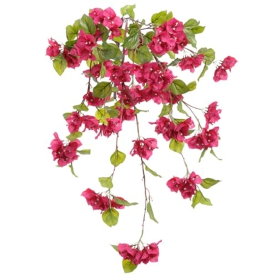 Product: 43" UV-Resistant Outdoor Hanging Bougainvillea Silk Flower Bush -Beauty (Pack of 6)
