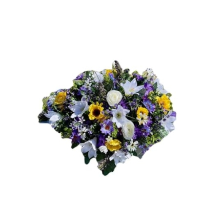 Product: Jucgghk Vivid and Realistic Floral Art Beautiful Grave Flowers, Durable Cemetery Saddle, Cemetery Flowers, Headstone Saddle, Cemetery Arrangement for Grave Tombstone Decorations