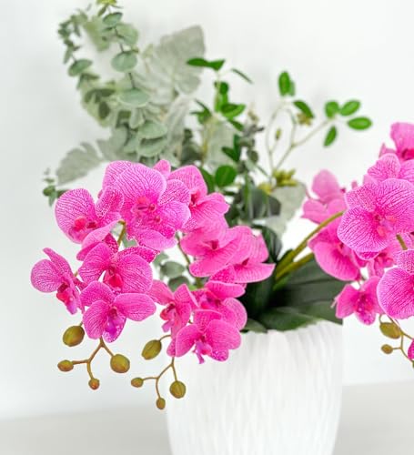 Product: 3PCS 18" Pink Orchid Artificial Flowers,Real Touch Orchid Flowers for Wedding Table DIY Floral Arrangement Party Home Decor(NO VASE) for Wedding/Home Decoration