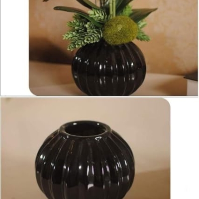 Product: SHUawan Artificial Phalaenopsis Orchid in Ceramic Vase – 48cm Silk Cloth Fake Flower Potted Orchid for Home & Wedding Decor