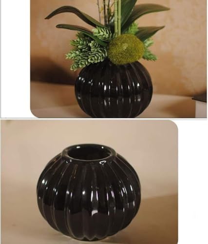 Product: SHUawan Artificial Phalaenopsis Orchid in Ceramic Vase – 48cm Silk Cloth Fake Flower Potted Orchid for Home & Wedding Decor