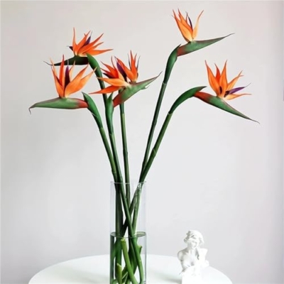 Product: WwWsyfdc 3pcs Simulated Bird of Paradise Flowers, Fake Bird of Paradise Strelitzia, Imitation Silk Plants for Home Office Wedding Table Decoration(3pcs-Orange,Large)