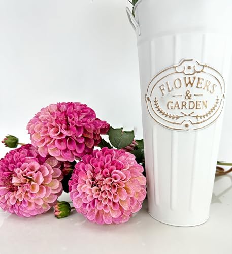 Product: 3PCS 31" Purple Dahlia Flowers,Realistic Artificial Dahlia for Wedding Home Table Centerpieces Decoration Floral Arrangement (NO VASE)