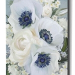 Product: Epic Graffiti 'Anemones in Blue I' by House Fenway, Giclee Canvas Wall Art, 18"x26"