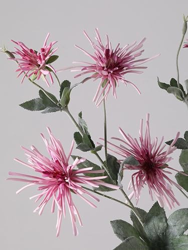 Product: 6 Stems Artificial Chrysanthemum Spray, Autumn Artificial Flower for Home Wedding Party Arrangement, Table Centerpiece for Wedding/Home Decoration(Pink)
