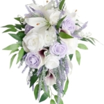 Product: Purple White Bridal Bouquets,Artificial Lavender Calla Lily Flowers for Wedding Ceremony Bridal Shower Home Decor Used for Weddings and Home Decoration