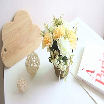 Product: ZHOUYANB Silk Carnation Bouquets Artificial Fake Flowers with Stem for Mother's Day Birthday Home Decoration Wedding Bridal Basket Simulation Small Bonsai (1)