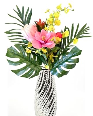 Product: Jucgghk Vivid and Realistic Floral Art 16" Tropical Flower Bouquet,Artificial Wedding Flowers for Home Decoration | Decor Floral, Centerpiece, DIY (NO VASE)