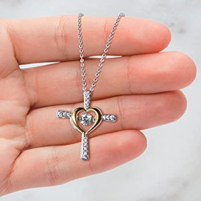 Silky Flower Store Sterling Silver Floral Necklace, 14K Gold Coated Petals, AAAA CZ Pendant, Adjustable Chain, 1 inch 6 6 Product: Unique Idea Wife, Keep Calm and Let The Funeral Director Wife Handle It, Holiday Cross Dancing Necklace for Wife