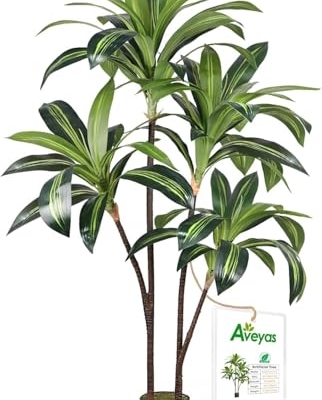 Product: The Serene Dragon's Blood Tree With A Flowerpot, An Artificial Green Plant, Is Suitable For Indoor And Outdoor Living Room, Office And Home Decoration Garland for Table Centerpiece Holiday Party Weddi