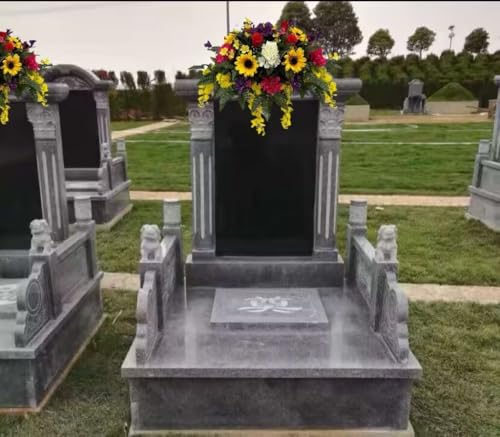 Product: Jucgghk Vivid and Realistic Floral Art 32“Handmade Easter Flower Cemetery Saddle,Spring Cemetery Flowers,Cemetery Decoration for Headstone Flower