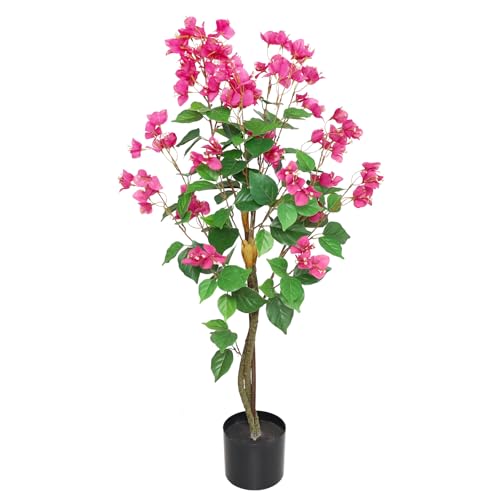 Product: Artificial Bougainvillea Tree, 3.6FT Fake Bougainvillea Trees with Pot, 43 Inch Faux Plant for Indoor Decor