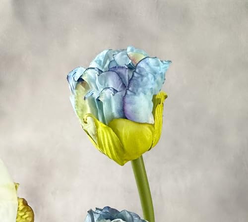Product: 8 Heads 32" Blue Peony Bouquet, Realistic Artificial Flowers Centerpiece for Home Wedding Table Decoration(NO VASE) for Wedding/Home Decoration