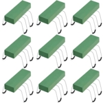 Product: Patelai 9 Pack Headstone Flower Saddle 12 Inch Grave Saddles for Cemetery Headstones for Wire Rustproof Galvanized Tombstone with Floral Foam for Grave Headstone Cemetery Floral Decorations