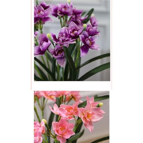 Product: ROSPFKELSC Artificial Narcissus Flowers with Vase, Three-Dimensional Floral Display for Living Room, Dining Table, Porch, TV Cabinet, Centerpiece Decor
