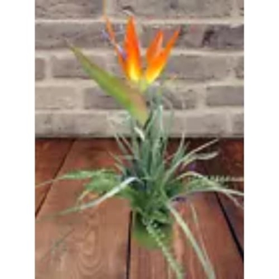 Product: Orange Bird of Paradise Table Decoration Artificial Flowers