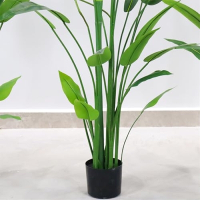 Product: Garveehome Bird of Paradise Artificial Plant with Flower, 5.2ft Tall Faux Bird of Paradise Plant with 2 Permanent Flower & 23 Realistic Leaves Tropical Greenary Plant for Home Office Living Room Decor