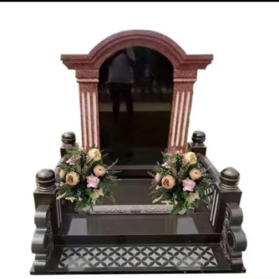 Product: Jucgghk Vivid and Realistic Floral Art Cabbage Roses Flower Arrangement,Artificial Rose Bouquet Decoration for Cemetery Headstones Gravesites