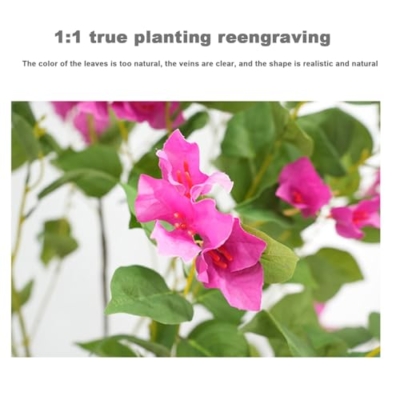 Product: dainslef Artificial Bougainvillea Tree, 5FT/150cm Big Fake Bougainvillea Tree in Pot, Big Artificial Trees with Silk Flowers Indoor Plants for Home Office Garden Entryway Décor