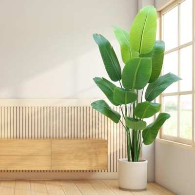 Product: Bird of Paradise Plant Artificial 6ft,Faux Plants Indoor Tall with 12 Trunks - The Perfect Indoor Silk Floor Plant for Home Decor in Living Room, Office, and Bedroom (6FT Bird of Paradise)