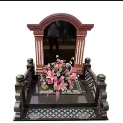 Product: Jucgghk Vivid and Realistic Floral Art Handmade Pink Flowers Vase, Spring Cemetery Arrangement, Easter Vase Arrangement for Cemetery Headstones Gravesites