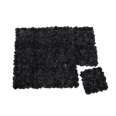 Product: JLYNOWPT Black Artificial Flower Wall Panels, 12 Pcs Flower Panels for Backdrop 15x15 in 3D Silk Hydrangeas, Dahlias, Roses Floral Panel for Wedding (Hydrangeas, Dahlias, Roses)
