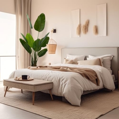 Product: Artificial Bird of Paradise Plant Fake Travelers Palm Tree Faux Banana Leaf Tree Fake Plants Indoor Outdoor for Home Office Decor (5FT)