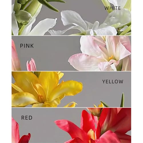 Product: TQLQEZTO Flowers 6pcs Gladiolus Artificial Flowers 38'' Long Silk Gladiolus Flower with Stem Simulation Fake Flowers Faux Flowers for Floral Arrangement Floor Vase Indoor