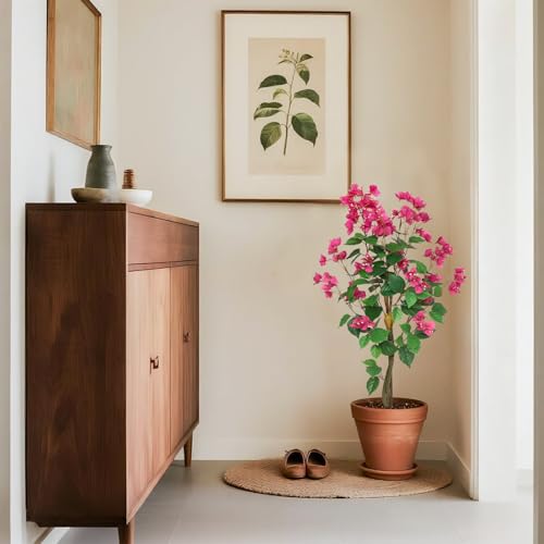 Product: Artificial Bougainvillea Tree, 3.6FT Fake Bougainvillea Trees with Pot, 43 Inch Faux Plant for Indoor Decor
