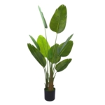 Product: Artificial Bird of Paradise Plant Fake Travelers Palm Tree Faux Banana Leaf Tree Fake Plants Indoor Outdoor for Home Office Decor (5FT)