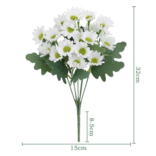 Product: YIUUE Fake Potted Mums, Lifelike UV-Resistant Sunset Mums, Artificial Sun Set Mum, Waterproof, Realistic Fall Faux Flowers for Outdoor Planters for Porch Garden (20, #3)