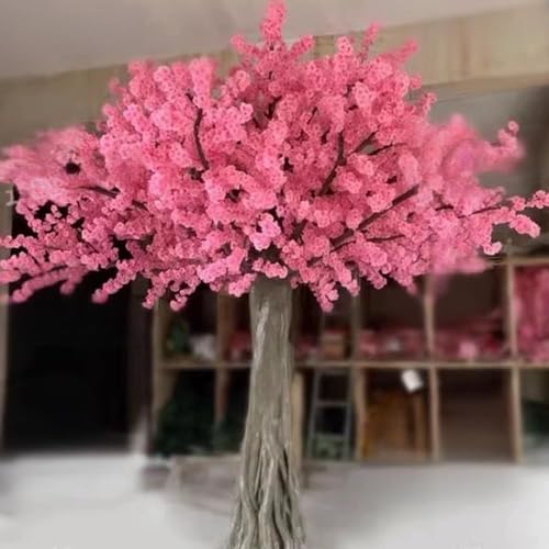 Product: Artificial Cherry Blossom Tree Realistic Pink Sakura Tree UV Resistant Faux Plant for Home Office Indoor Outdoor Decor 4M