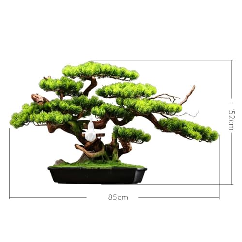 Product: MOOWI Artificial Bonsai Tree Indoor Fake Tree Home Greenery Bonsai Ornaments Feng Shui Ornaments Artificial Pine Bonsai Tree Artificial Trees Plants