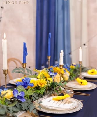 Product: TINGE TIME 9FT Artificial Sunflower Garland, Handcrafted Eucalyptus Garland with Flowers, Silk Sunflower Vine for Wedding Decoration Reception Sweetheart Table (Sunflower&RoyalBlue)