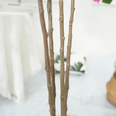 Silky Flower Store Artificial Bougainvillea Tree, Faux Greenery, Bendable Branches, Photography Studio Decor, 4ft 15 15 Product: Artificial Bougainvillea Tree Green Plant with Bendable Branches and Stems Photography Studio Atmosphere Decoration Landscape Artificial Plum Blossom