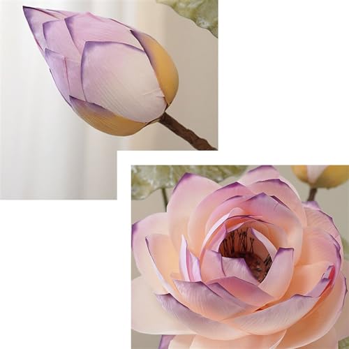 Product: Floral Installations Artificial Silk Flower Arrangement Zen Lotus Simulation Flower Arrangement High-Grade Coffee Table Decoration Party Decoration