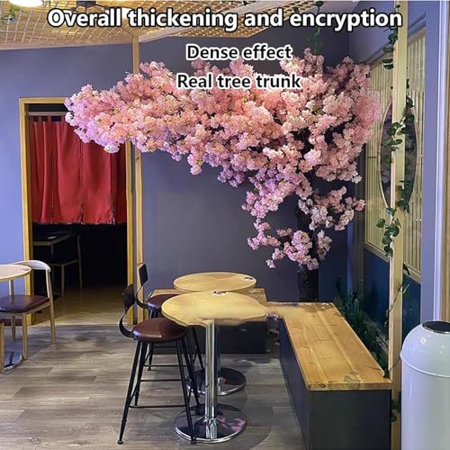 Product: Handmade Light Pink Cherry Tree, Artificial Cherry Blossom Tree, with Blossom Branches, Cherry Tree for Wedding Event Indoor Outdoor Party Restaurant Mall Decoration,001,1.2x1.0m/3.9x3.2ft