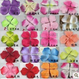 Product: Siam Circus 5000 pieces / lMany Color available raw silk artificial rose flower petals 5000pcs/lot rose decoration for wedding part