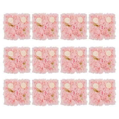 Product: Cncestore 12x Wedding Flower Wall Panels Backdrop Decor Artificial Wall Flower Backdrop