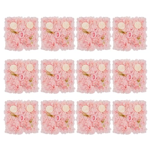 Product: Cncestore 12x Wedding Flower Wall Panels Backdrop Decor Artificial Wall Flower Backdrop
