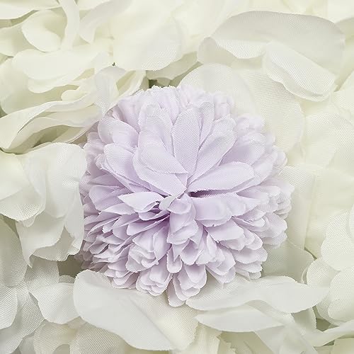 Product: INPAITOO Artificial Flower Wall Panel, 12Pcs 3D Flower Floral Backdrop, 15 * 15in Artificial Flower Wall Background Silk Rose Mat, Flower Backdrop Faux Flowers Panel for Wedding