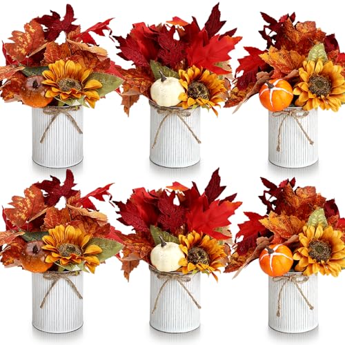 Silky Flower Store Wedding Bridesmaid Bouquets, Artificial Fall Flower Table Centerpieces, Coordinated Faux Floral Decor, 32.5cm 3 3 Product: DIYDOFUN Set of 6 Wedding Bridesmaid Bouquets & 6pcs Artificial Fall Flower Table Centerpieces