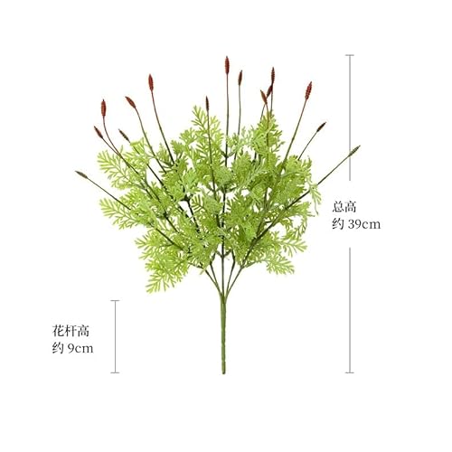 Product: DFWZMQTG Simulated Lavender Green Artificial Flower Home Flower Arrangement Outdoor Decoration Wedding Celebration(D)