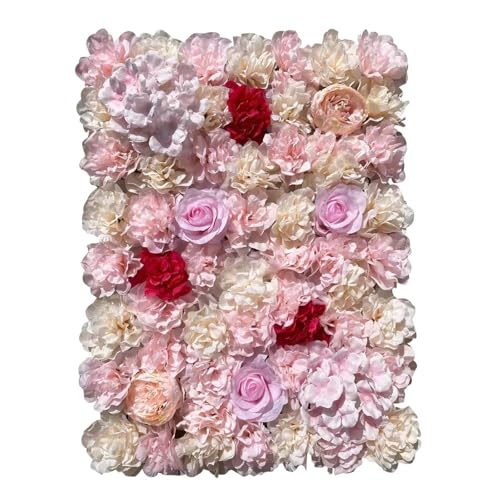 Silky Flower Store Artificial Silk Flower Wall Panels Wedding Backdrop, Floral Event Decoration, 40x60cm, 20PCs 1 1 Product: Flower Wall Panels 20PCs Flower Wall Panel 40x60cm Artificial Flowers Backdrop Silk Fabric Wedding Garden Decoration